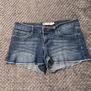Levi's Classic Blue Jean Shorts for Women